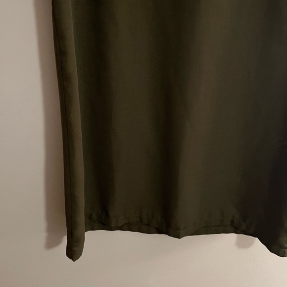 Lulus Olive Green Short Sleeve Dress - Picture 9 of 13